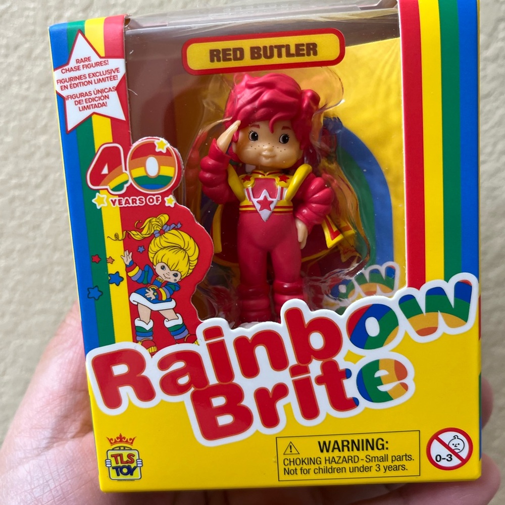 Rainbow Brite RARE CHASE RED BUTLER 40th Anniversary Mini Figure Brand N…